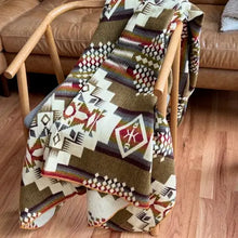 Load image into Gallery viewer, Andean Alpaca Wool Blanket - Sandstone