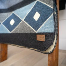 Load image into Gallery viewer, Andean Alpaca Wool Blanket - Midnight
