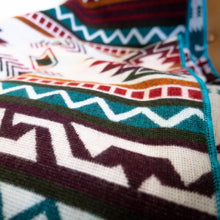 Load image into Gallery viewer, Andean Alpaca Wool Blanket - Turquoise