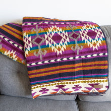 Load image into Gallery viewer, Andean Alpaca Wool Blanket - Amethyst