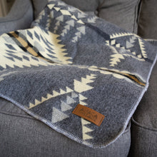 Load image into Gallery viewer, Andean Alpaca Wool Blanket - Cloud