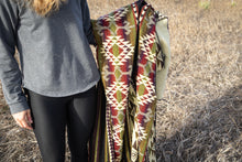 Load image into Gallery viewer, Andean Alpaca Wool Blanket - Cactus