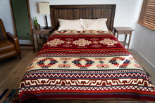Load image into Gallery viewer, Andean Alpaca Wool Blanket - Wildfire