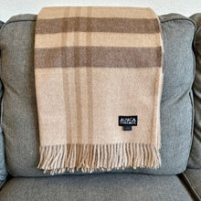 Load image into Gallery viewer, Royal Baby Alpaca Wool Checkered Throw Blanket