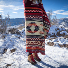 Load image into Gallery viewer, Andean Alpaca Wool Blanket - Wildfire

