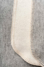 Load image into Gallery viewer, Natural Alpaca Blanket – Reversible Two-Tone Blanket
