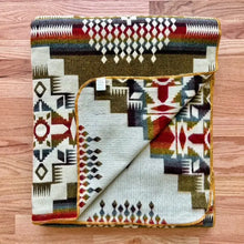 Load image into Gallery viewer, Andean Alpaca Wool Blanket - Sandstone

