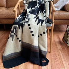Load image into Gallery viewer, Andean Alpaca Wool Blanket - Mocha
