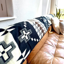 Load image into Gallery viewer, Andean Alpaca Wool Blanket - Mocha
