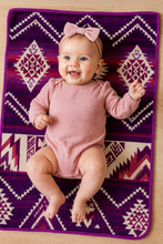 Load image into Gallery viewer, pink alpaca baby blanket, for gift
