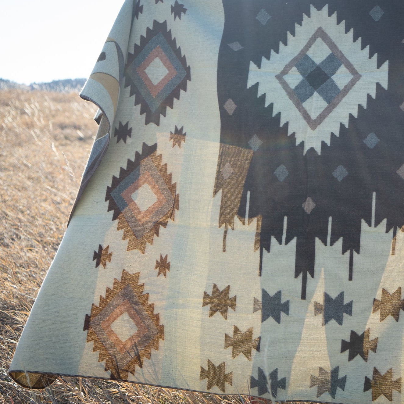 Andean Alpaca Wool Blanket - Mojave – Alpaca Threadz