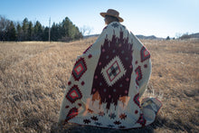 Load image into Gallery viewer, Andean Alpaca Wool Blanket - Rojo
