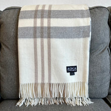 Load image into Gallery viewer, Royal Baby Alpaca Wool Checkered Throw Blanket
