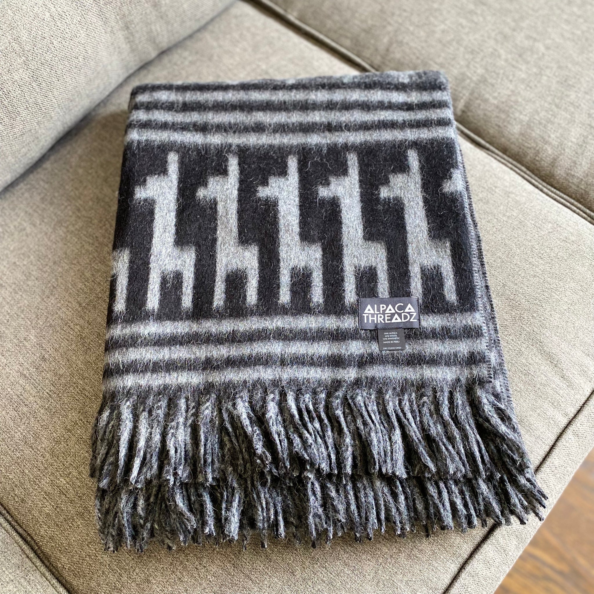 Alpaca shops Wool Blanket from Peru