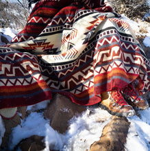 Load image into Gallery viewer, Andean Alpaca Wool Blanket - Wildfire

